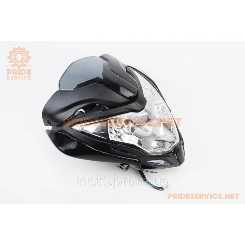 PULSAR NS-200 Пластик-обтічник фари+фара, вітровик, к-кт