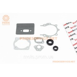 Прокладки двигателя 1E40F-1E44F, к-кт 5 деталей+сальники (15x30x7+12x22x7), (на блистере),