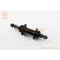 Втулка задняя MTB 14Gx36H под вольнобег, Disk-brake (резьба), крепл. гайка, чёрная SF-A07R