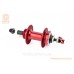 Втулка задня MTB алюмінієва 14Gx36H під вільнобіг, Disk-brake, 2 пром-підшипники 6200 2RS, кріпл. ексцентрик, червона U-B07RHQ