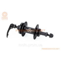 Втулка задня MTB алюмінієва 14Gx36H під вільнобіг, Disk-brake, 2 пром-підшипники 6200 2RS, кріпл. ексцентрик, чорна U-B07RHQ Втулка задня MTB алюмінієва 14Gx36H під вільнобіг, Disk-brake, 2 пром-підшипники 6200 2RS, кріпл. ексцентрик, чорна U-B07RHQ