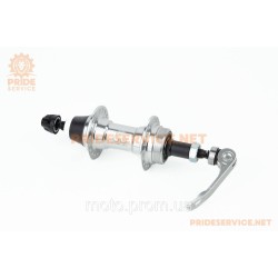 Втулка задня MTB алюмінієва 14Gx36H під вільнобіг, V-brake, 2 пром-підшипники 6200 2RS, кріпл. ексцентрик, U-B03RQR Втулка задня MTB алюмінієва 14Gx36H під вільнобіг, V-brake, 2 пром-підшипники 6200 2RS, кріпл. ексцентрик, U-B03RQR