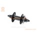 Втулка передняя MTB алюминиевая 14Gx36H, Disk-brake, 2 пром-подшипники 6200 2RS, крепл. гайка, чёрная U-B07F