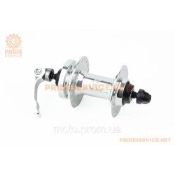 Втулка передня MTB алюмінієва 14Gx36H, Disk-brake, 2 пром-підшипники 6200 2RS, кріпл. ексцентрик, U-B07FQR