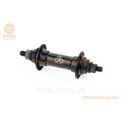 Втулка передня MTB алюмінієва 14Gx36H, V-brake, 2 пром-підшипники 6000 2RS, кріпл. гайка, чорна U-B01F Втулка передня MTB алюмінієва 14Gx36H, V-brake, 2 пром-підшипники 6000 2RS, кріпл. гайка, чорна U-B01F