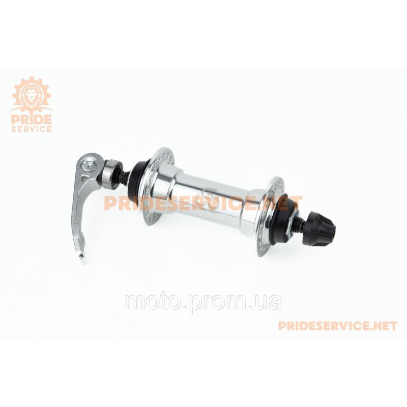 Втулка передняя MTB алюминиевая 14Gx36H, V-brake, 2 пром-подшипники 6000 2RS, крепл. эксцентрик, U-B01FQR