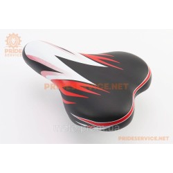 Сидіння CHILD 220x150мм, чорно-біло-червоне AZ-296 Сидіння CHILD 220x150мм, чорно-біло-червоне AZ-296