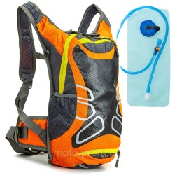Моторюкзак Enduro Black Orange с гидратором Моторюкзак Enduro Black Orange с гидратором