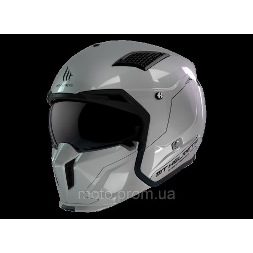 Мотошолом MT STREETFIGHTER SV S Solid A22 Gloss Grey ECE2206 XXL