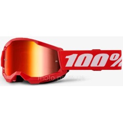 Дитячі окуляри 100% STRATA 2 Youth Red - Mirror Red Lens, Mirror Lens