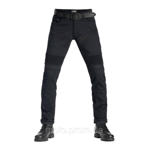 Мотоджинси PandoMoto KARLDO Slim Black AA W31-L34