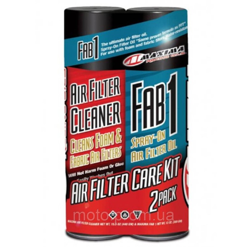 Комплект для обслуговування повітряного фільтру Maxima Air Filter Maintenance Combo Kit 2-Pack