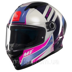 Мотошолом MT STINGER 2 Tron C8 Gloss Pink M Мотошолом MT STINGER 2 Tron C8 Gloss Pink M