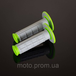 Грипсы Renthal MX Dual Compound Grips Green Грипсы Renthal MX Dual Compound Grips Green