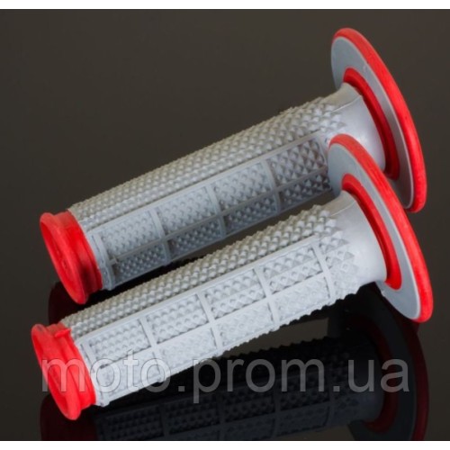 Гріпси Renthal MX Tapered Grips - Dual Compound Red Soft