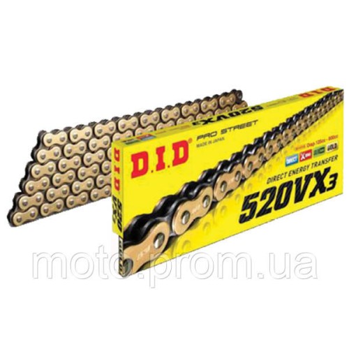 Ланцюг приводний DID 520VX3 Gold 110ZB