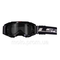 Маска кросова LS2 AURA Black Clear Lens