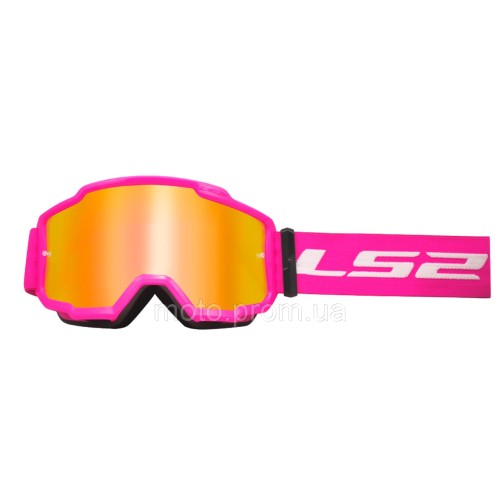 Маска кросова LS2 CHARGER Pink Iridium Visor