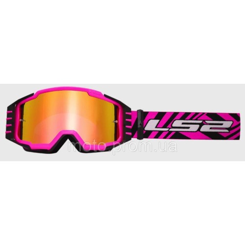 Маска кросова LS2 CHARGER PRO Pink Iridium Visor