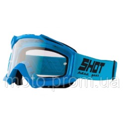 Маска кросова SHOT RACING ASSAULT Blue Clear