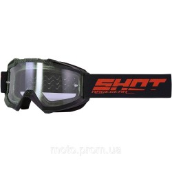 Маска кросова SHOT RACING ASSAULT ELITE Black/Khak Clear