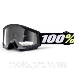 Маска кросова дитяча 100% STRATA MINI Goggle Black - Clear Lens