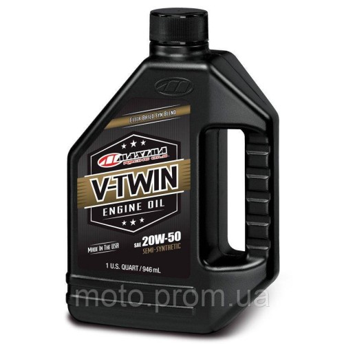 Масло моторне Maxima V-TWIN Semi-Syntetic Engine Oil 1л, 20w-50