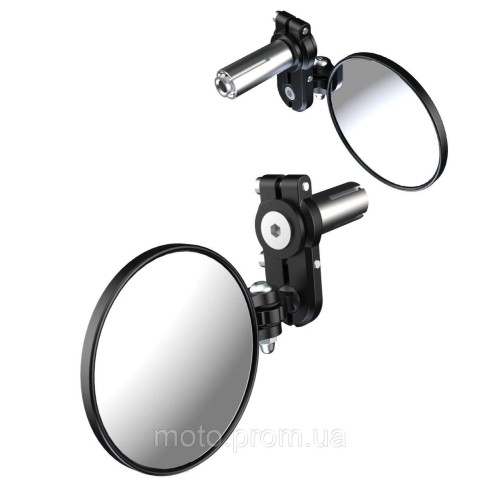 Мото дзеркала Oxford Fold-Away Bar End Mirrors - Black Set