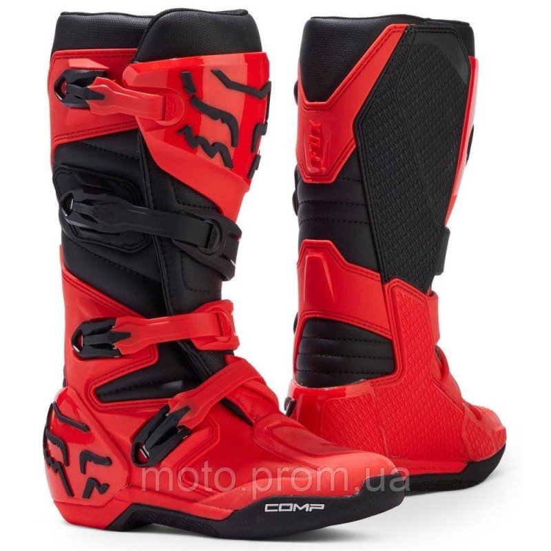 Мотоботы FOX Comp Youth Boot Flo Red 6