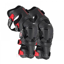 Мотонаколінники Alpinestars RK-7 Plasma Black/Red L