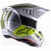 Мотошолом ALPINESTARS SM5 BOND SILVER GLOSS M