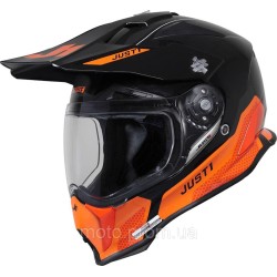 Мотошолом Just1 J14-F Elite Orange Black XL