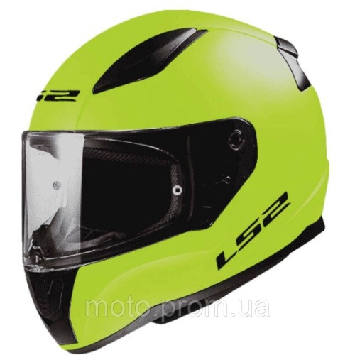 Мотошолом LS2 FF353 Rapid 2 Solid Matt Hi-Vis Yellow L