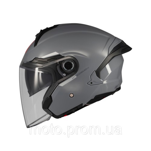 Мотошолом MT Cosmo SV Solid Gloss Grey A2 XL