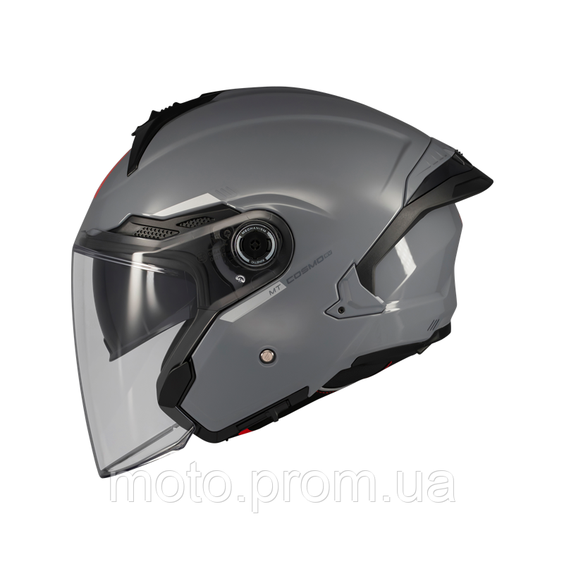 Мотошолом MT Cosmo SV Solid Gloss Grey A2 XL