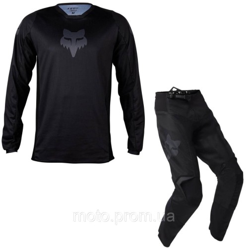 Комплект джерсі штани FOX 180 Jersey BLACKOUT Black L