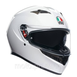 Мотошолом AGV K3 E2206 mono seta White XS Мотошолом AGV K3 E2206 mono seta White XS