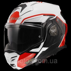 Мотошлем LS2 FF901 Advant X Metryk White Red