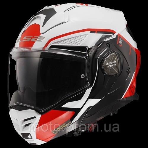 Мотошлем LS2 FF901 Advant X Metryk White Red