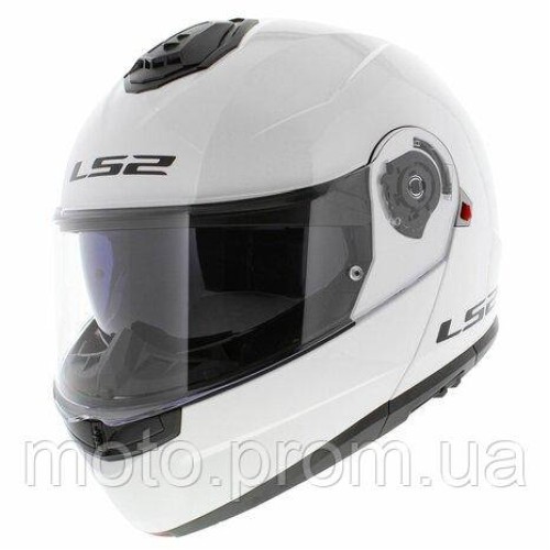 Мотошолом LS2 FF908 Strobe II Solid Gloss White ECE2206 S