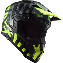 Мотошолом LS2 MX703 C X-Force Barrier Hi-Viz Yellow Green M Мотошолом LS2 MX703 C X-Force Barrier Hi-Viz Yellow Green M
