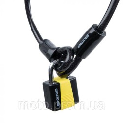 Трос протиугінний Oxford Loop Lock10 Cable Lock+Mini Shackle 10mm x 1.8m Трос протиугінний Oxford Loop Lock10 Cable Lock+Mini Shackle 10mm x 1.8m