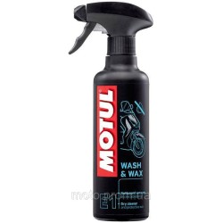 Сухой очиститель поверхностей мотоцикла E1 Wash & Wax (400ml) Сухой очиститель поверхностей мотоцикла E1 Wash & Wax (400ml)