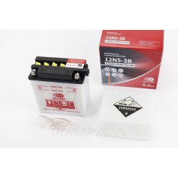Акумулятор 12V5Ah 12N5-3B кислотний (L120*W60*H130mm) Акумулятор 12V5Ah 12N5-3B кислотний (L120*W60*H130mm)
