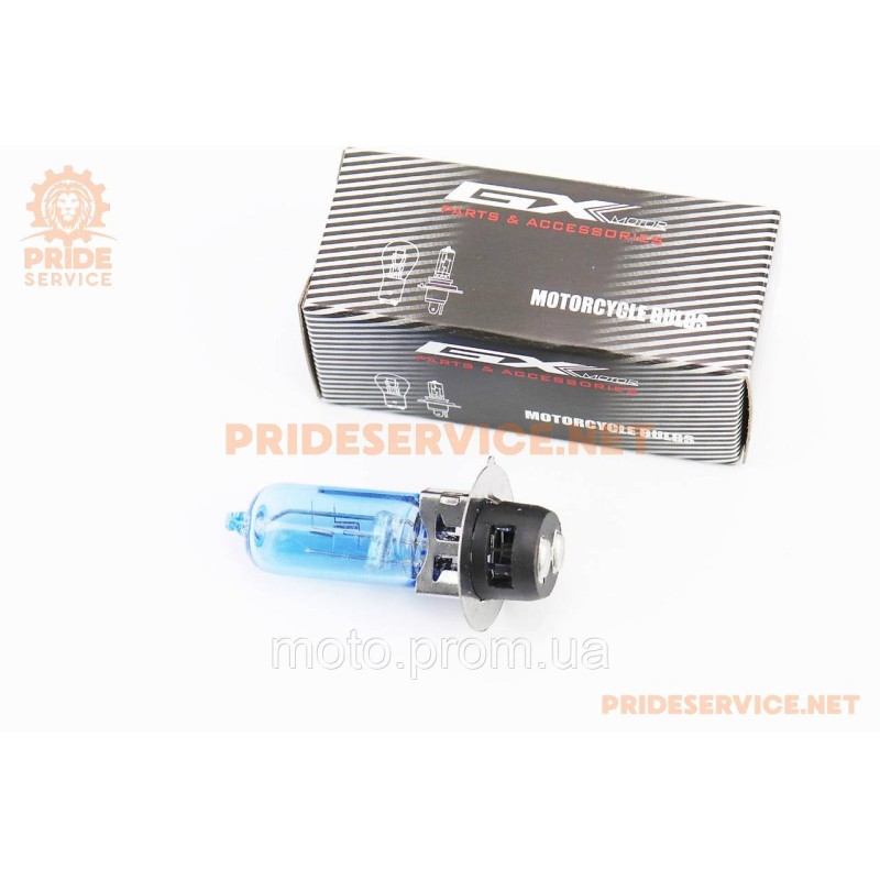 Лампа фари P15D-25-1 12V 35/35W, синя