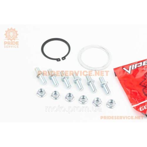 Viper-V200-F2/V250-F2 Болт кріплення зірки задньої до демпфера 5шт+гайки+шайби к-кт 12 деталей