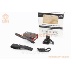 Ліхтар передній 1 діод 200 lumen, Li-ion 3.7V 800mAh зарядка від USB, ДАТЧИК СВІТЛА, вологозахисний, чорний PNK Ліхтар передній 1 діод 200 lumen, Li-ion 3.7V 800mAh зарядка від USB, ДАТЧИК СВІТЛА, вологозахисний, чорний PNK