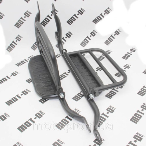 Подножки пасажира (л+п) черная Shineray XY150GY-17