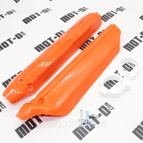 Защита перед. аморт. (п+л) оранж. Shineray XY250GY-6B