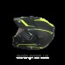 Шлем (мотард) Nenki MX-310, Matte Black Yellow (XL)